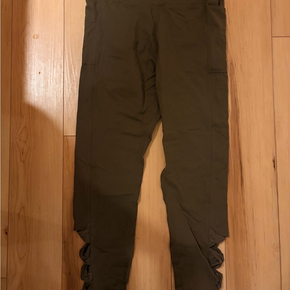 Senita Athletics Olive Green Leggings